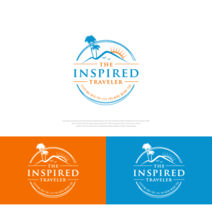 The Inspired Traveler—Stepping into the life you were meant for.  | Logo Design by sushsharma99