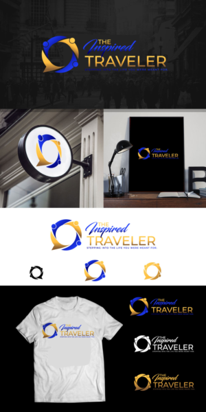 The Inspired Traveler—Stepping into the life you were meant for.  | Logo-Design von Classy Custom