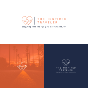 The Inspired Traveler—Stepping into the life you were meant for.  | Logo Design by GVisions