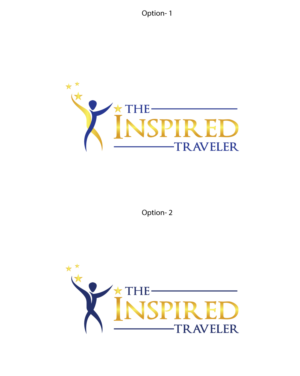 The Inspired Traveler—Stepping into the life you were meant for.  | Logo-Design von HEAVEN ART