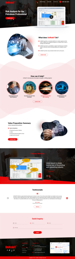 Landing Page Design by Ved Web Services