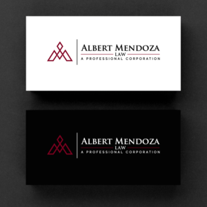 Logo Design by Rueell Artss for Albert Mendoza Law, A Professional Corporation | Design: #27435267