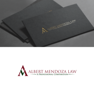 Logo Design by bocah nub for Albert Mendoza Law, A Professional Corporation | Design: #27430153