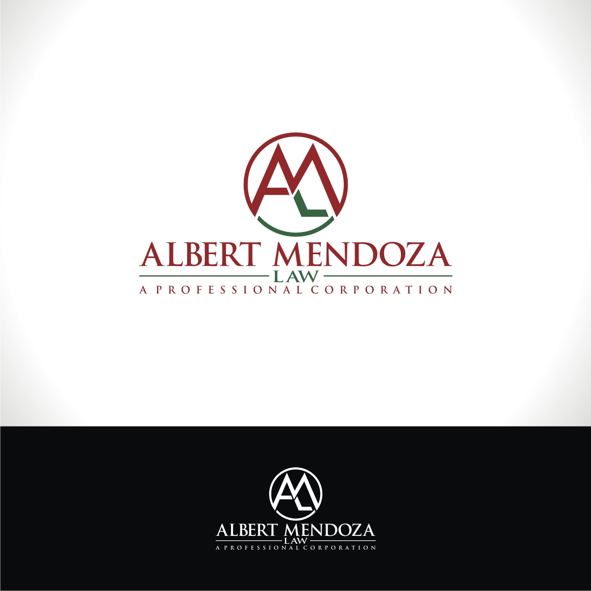 Logo Design by creative_2021 for Albert Mendoza Law, A Professional Corporation | Design #27432098