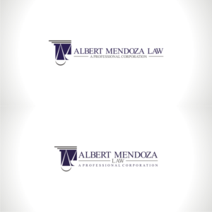 Logo Design by creative_2021 for Albert Mendoza Law, A Professional Corporation | Design: #27443609