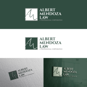 Logo-Design von Rique für Albert Mendoza Law, A Professional Corporation | Design: #27433061
