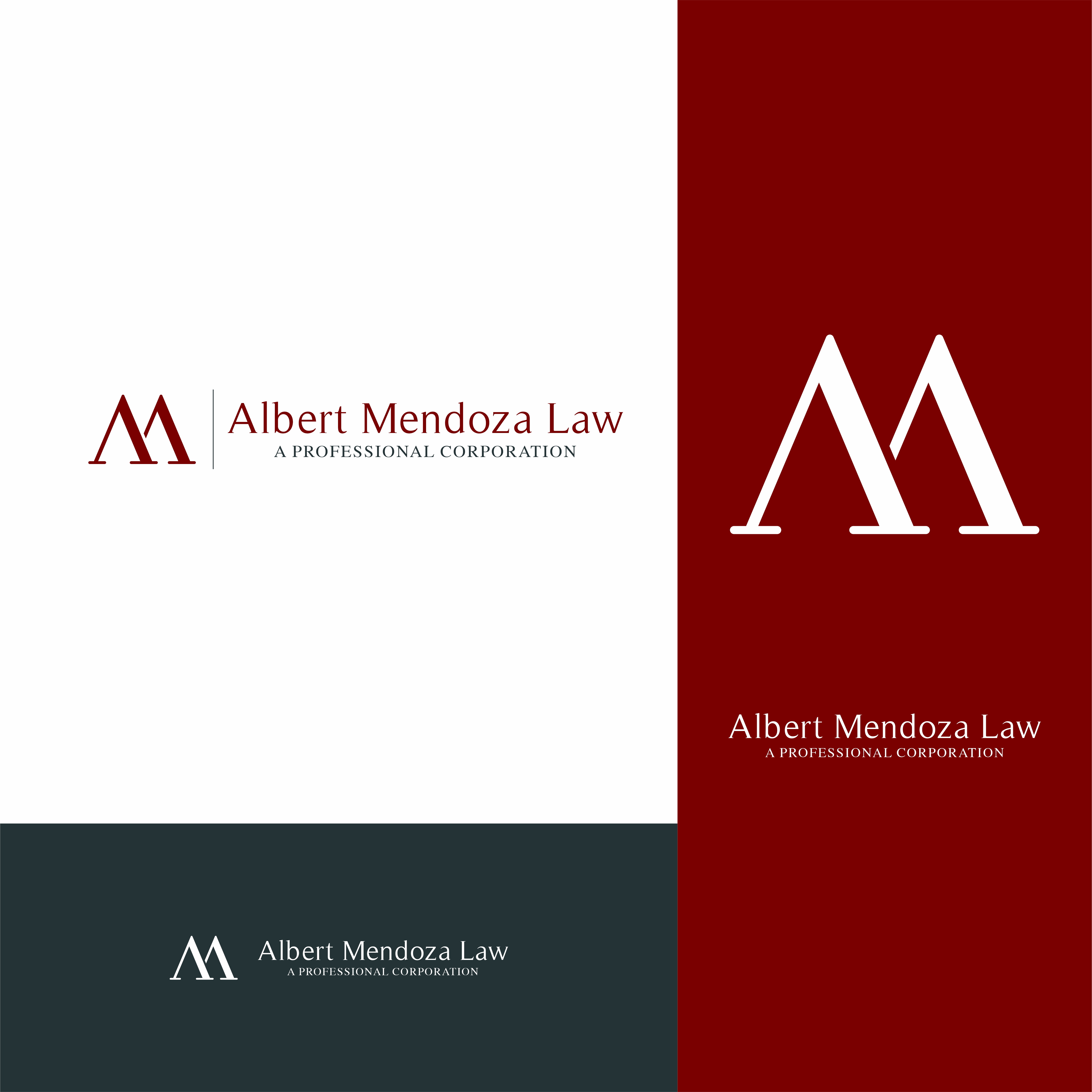 Logo Design by mateus_jordann for Albert Mendoza Law, A Professional Corporation | Design #27431029