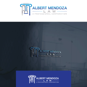 Logo Design by Maxo-Biz for Albert Mendoza Law, A Professional Corporation | Design: #27445487