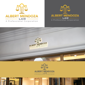 Logo Design by Maxo-Biz for Albert Mendoza Law, A Professional Corporation | Design: #27445499