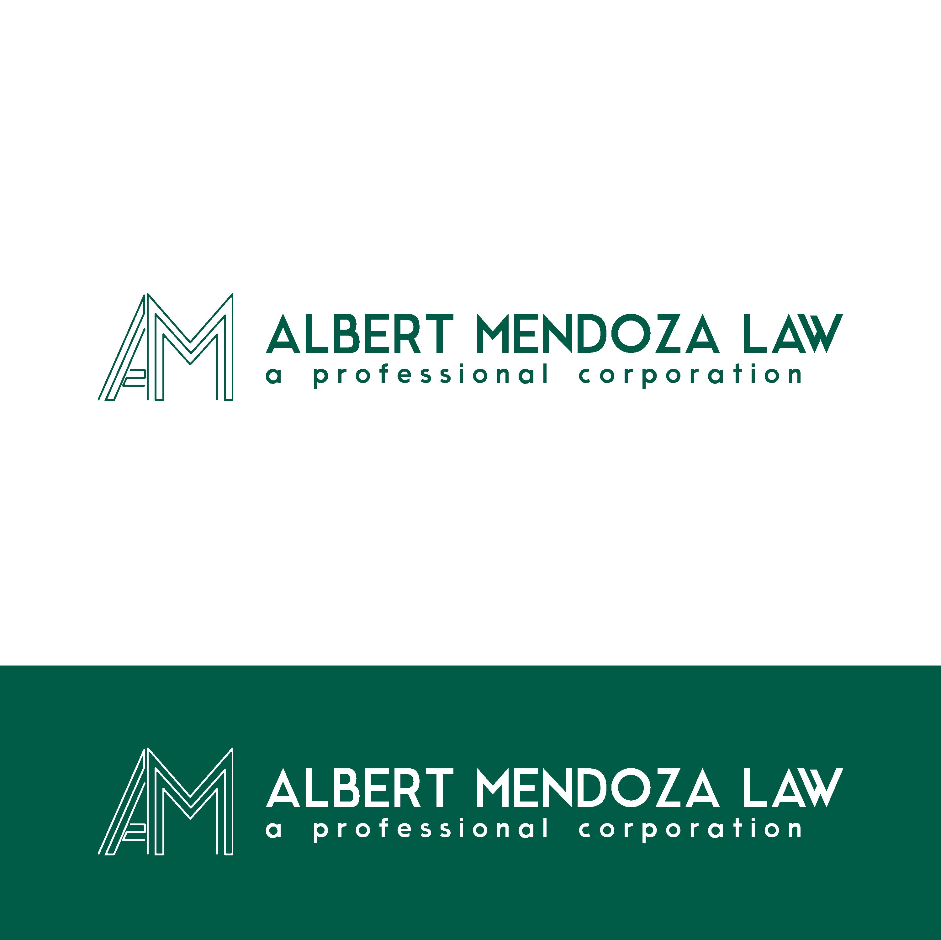 Logo Design by JanuXart for Albert Mendoza Law, A Professional Corporation | Design #27430157