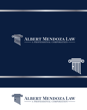 Logo Design by Nitin Mudras for Albert Mendoza Law, A Professional Corporation | Design: #27434623