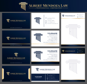 Logo Design by Nitin Mudras for Albert Mendoza Law, A Professional Corporation | Design: #27452038