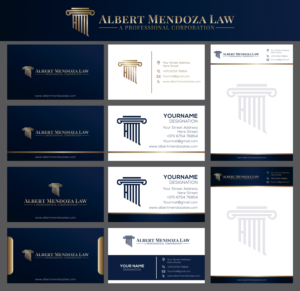 Logo Design by Nitin Mudras for Albert Mendoza Law, A Professional Corporation | Design: #27452039