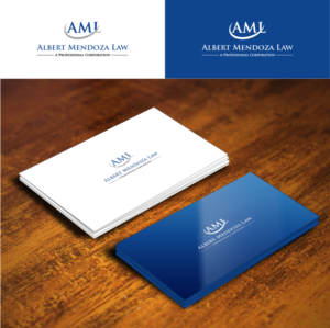 Logo Design by AlphabetZero.co.uk for Albert Mendoza Law, A Professional Corporation | Design: #27439126