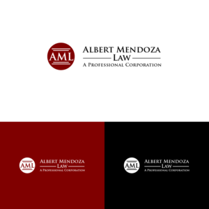 Logo Design by Ayub Zafar for Albert Mendoza Law, A Professional Corporation | Design: #27439130