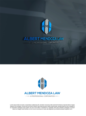 Logo Design by Amelia 25 for Albert Mendoza Law, A Professional Corporation | Design: #27432447