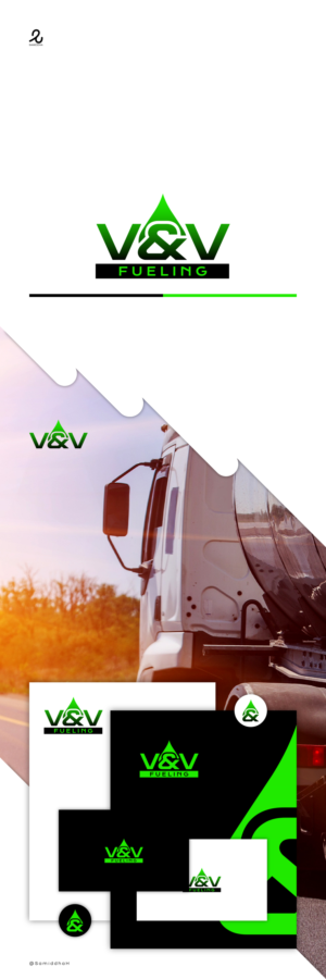 V & V Fueling  | Logo Design by SamiddhaH