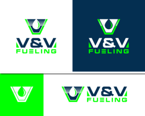 V & V Fueling  | Logo Design by Md Shehidul Islam Rimon