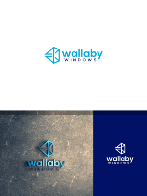 Wallaby Windows | Logo Design by JohnM.