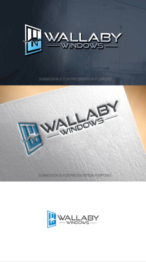 Wallaby Windows | Diseño de Logo por graphicevolution