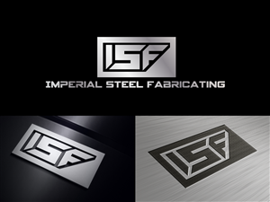 ISF or ISF along with Imperial Steel Fabricating (1977) Ltd. | Diseño de Logo por AFD