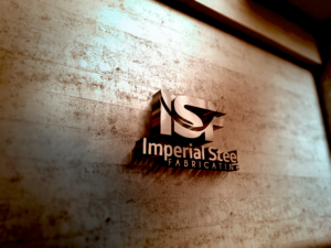 ISF or ISF along with Imperial Steel Fabricating (1977) Ltd. | Diseño de Logo por PinworksDesign