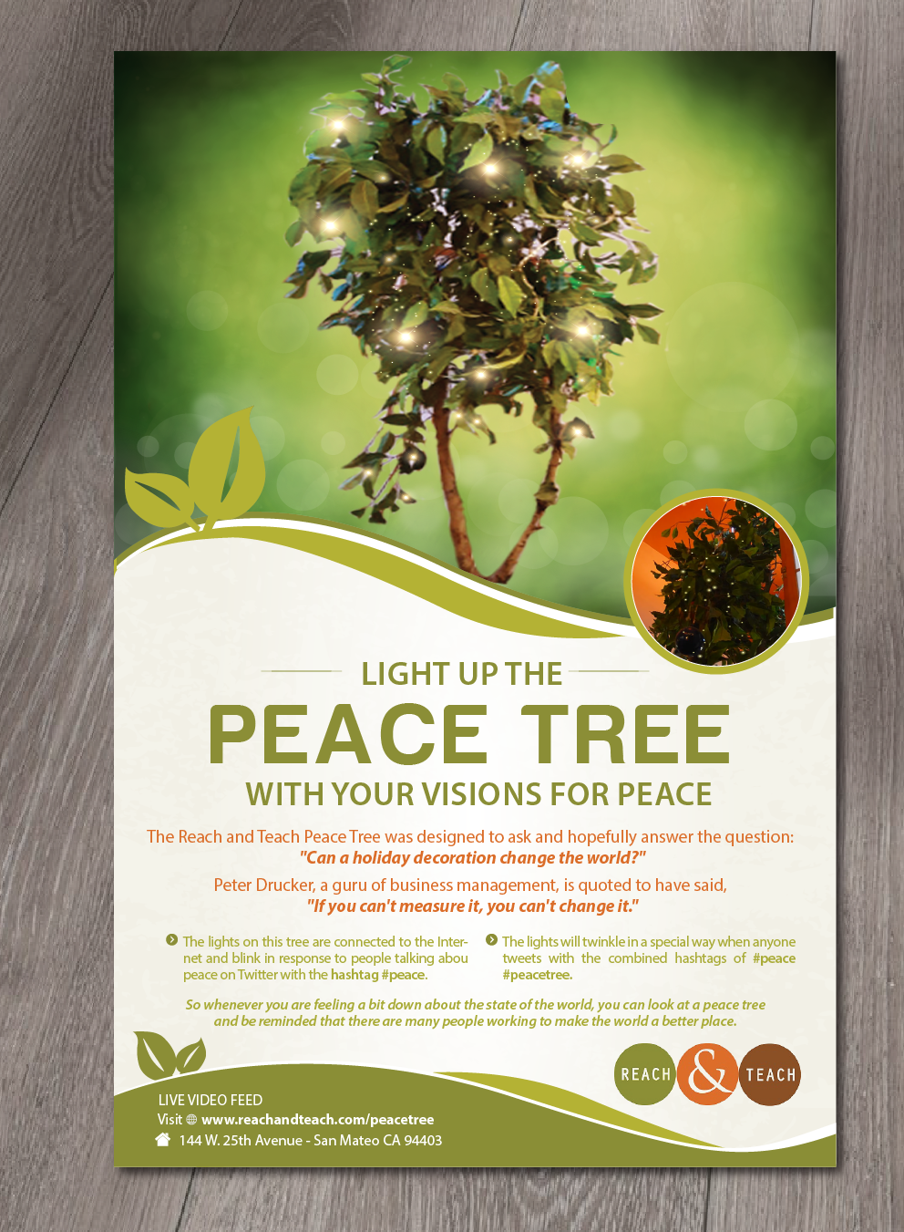 Design de Flyer par alex989 pour Reach And Teach | Design #27439185