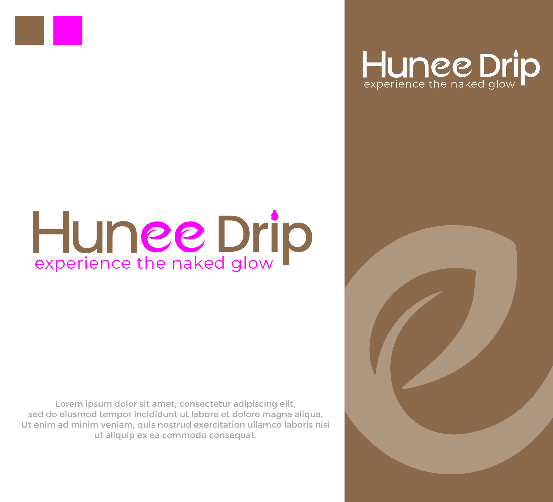 Logo Design by Design Athics for hunnee drip | Design #27437307