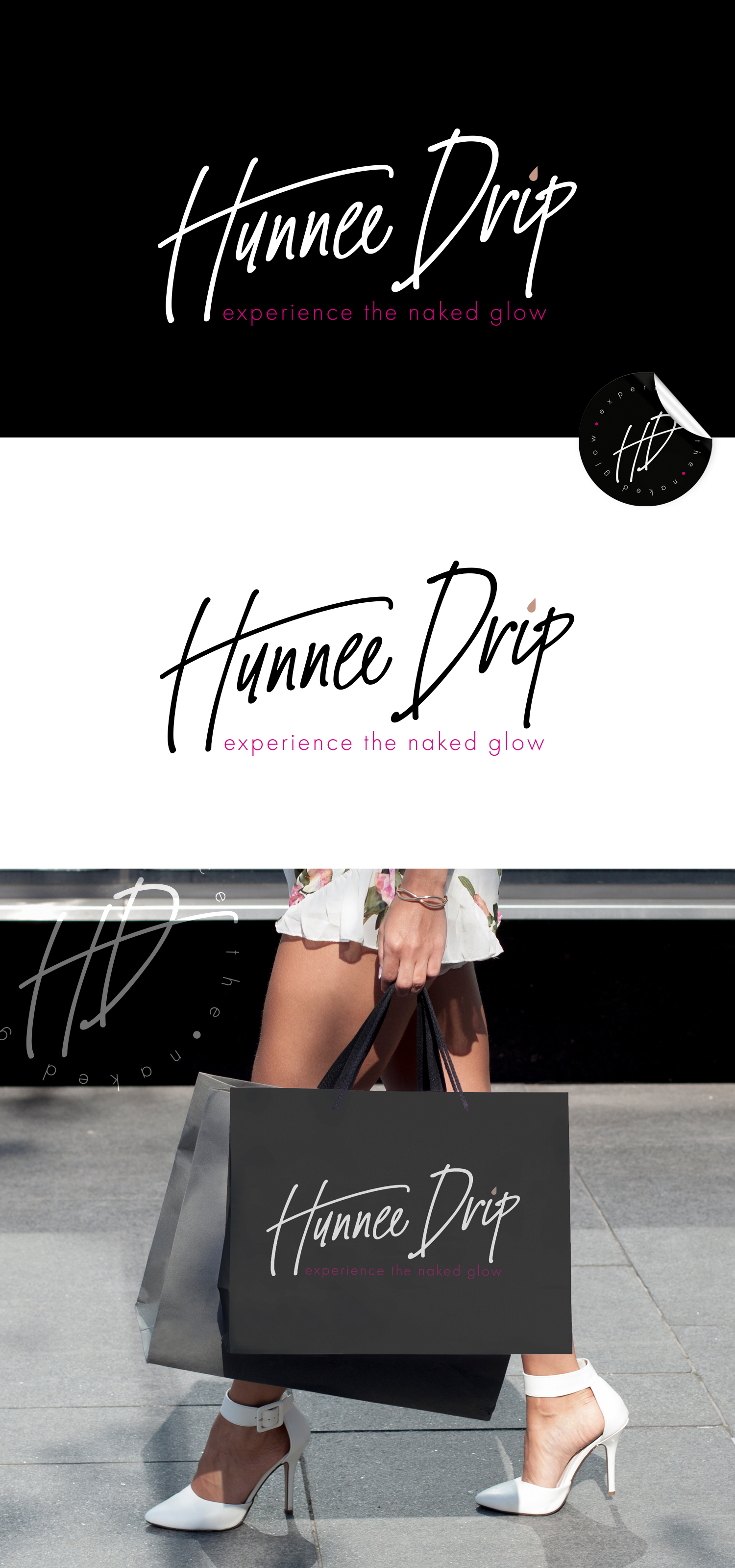 Logo Design by designbysy for hunnee drip | Design #27446673