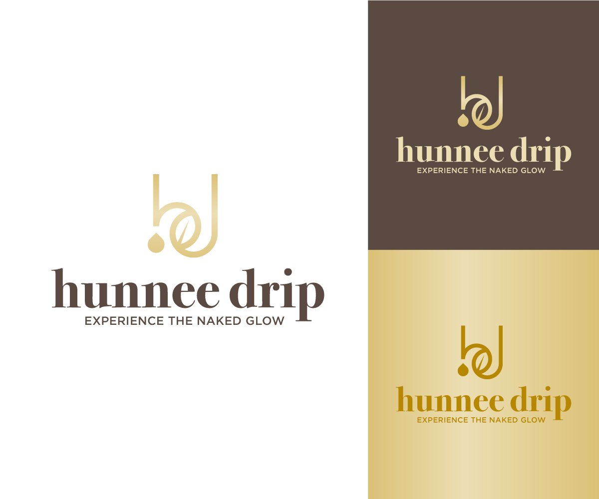 Logo Design by ecorokerz for hunnee drip | Design #27441662