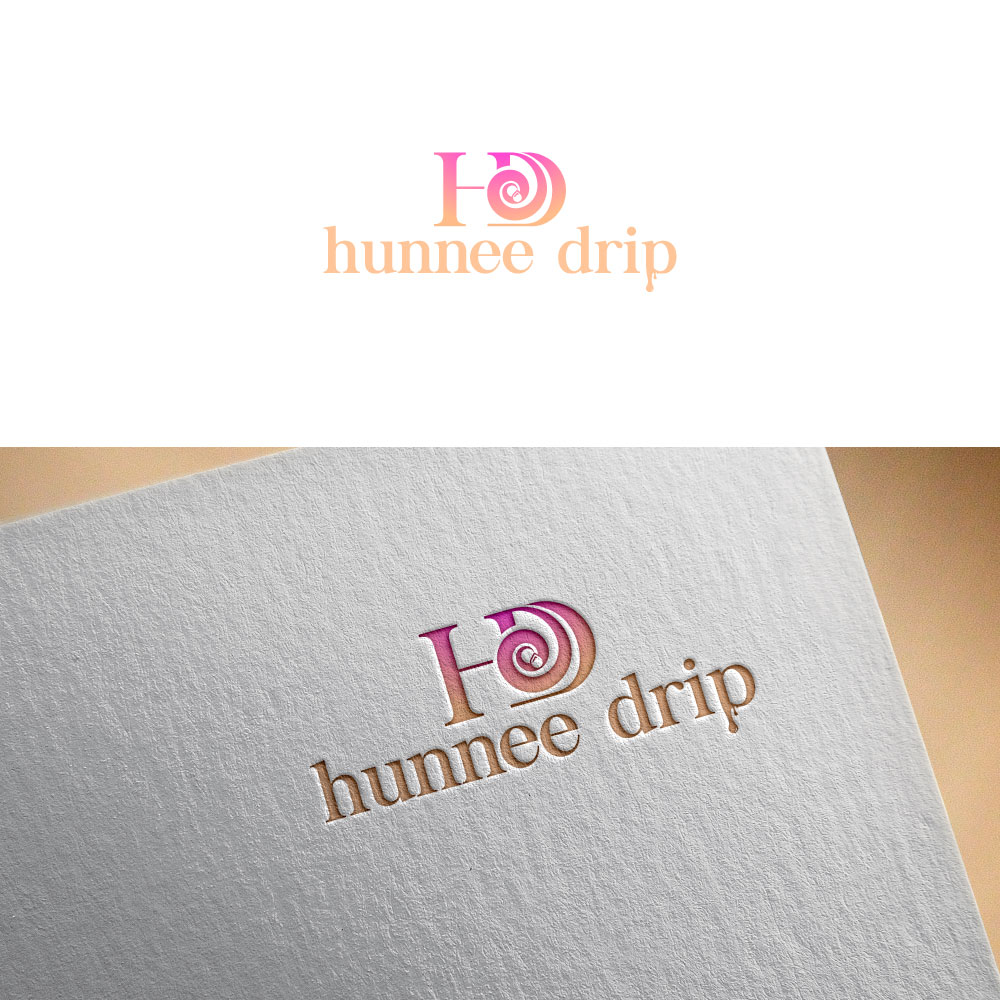 Logo Design by Trident for hunnee drip | Design #27459762