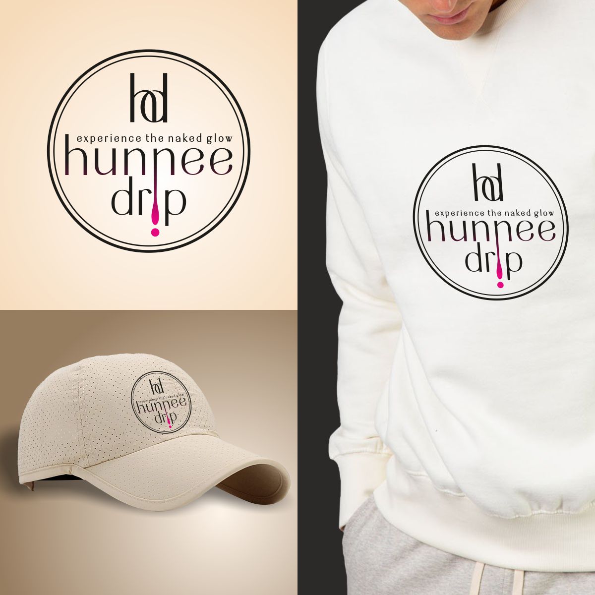 Logo Design by Ashani Bhattacharya for hunnee drip | Design #27440139