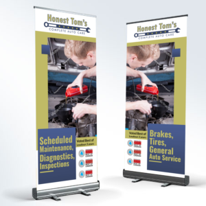 2 Honest Toms Auto Care Banners  | Diseño de Póster por aspiremedia