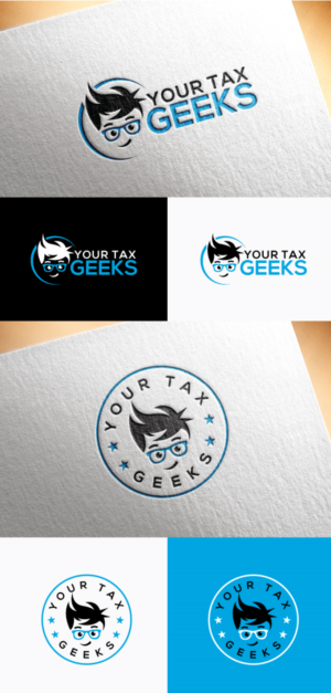 Logo Design by step forward 2 for Your Tax Geeks | Design: #27438760