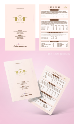 Menu Design by BAPS