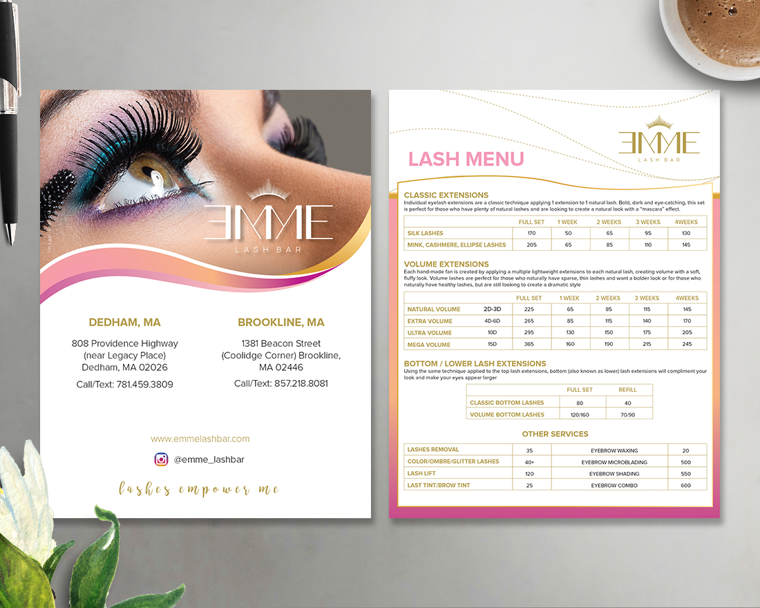Menu Design by raymark for this project | Design #27439357