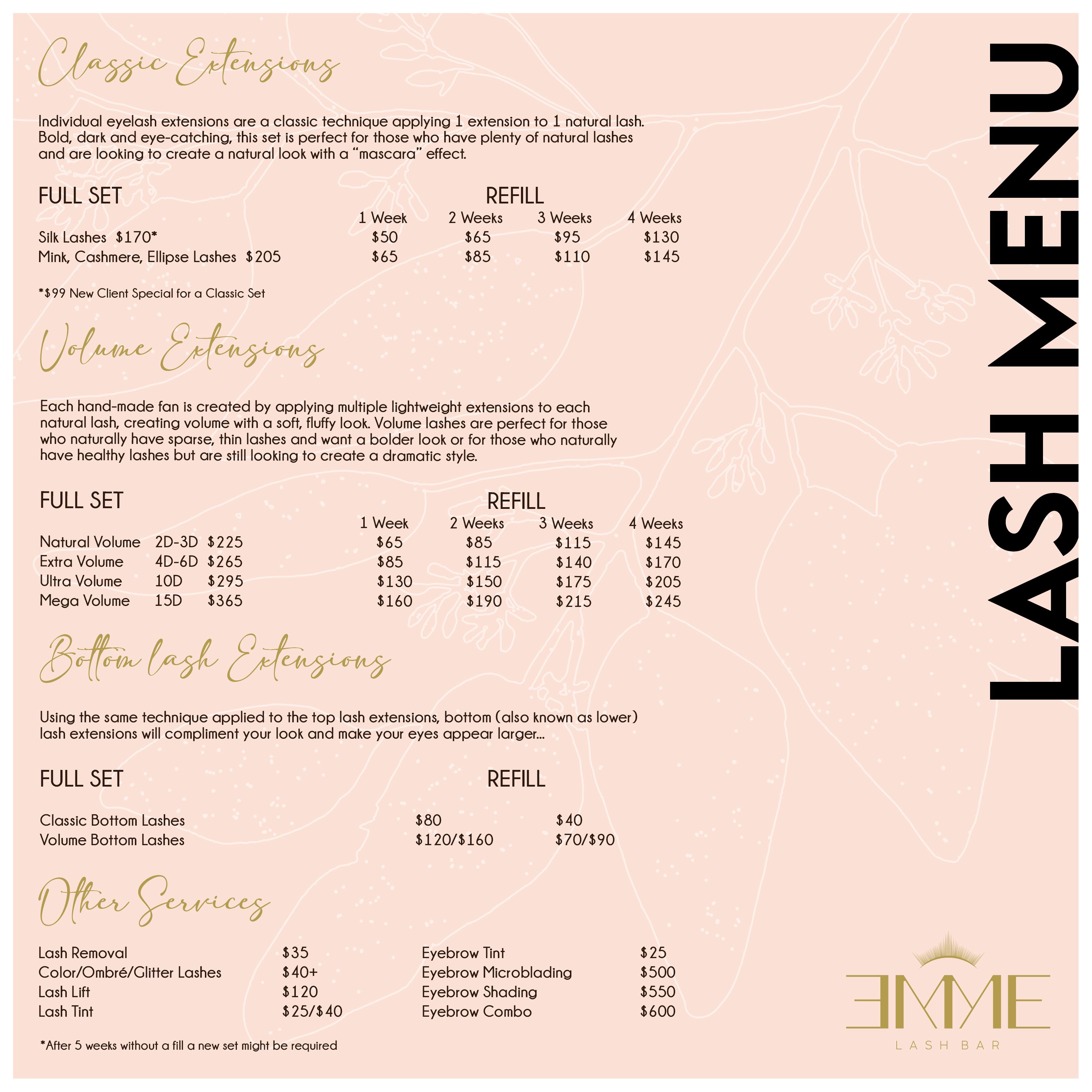 Menu Design by Briana Rae Designs for this project | Design #27440223