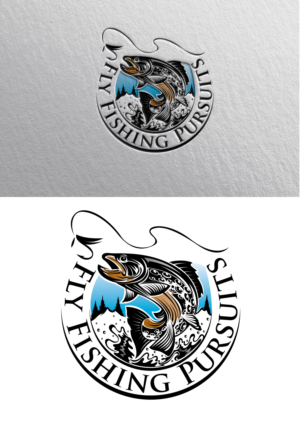 Fly Fishing Pursuits | Logo Design by blue eye