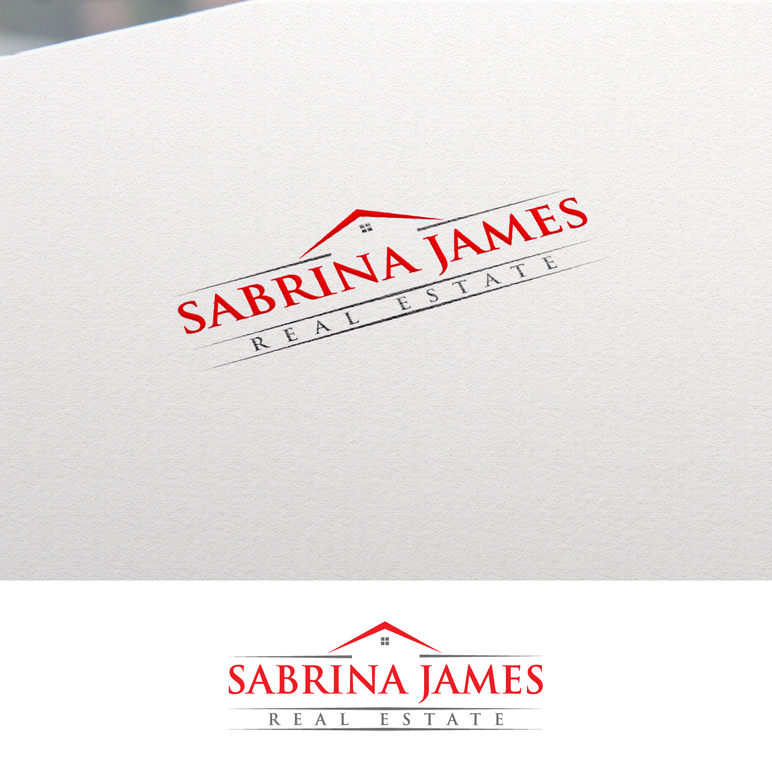 Logo Design by Dx™ for Sabrina James Real Estate | Design #27470746