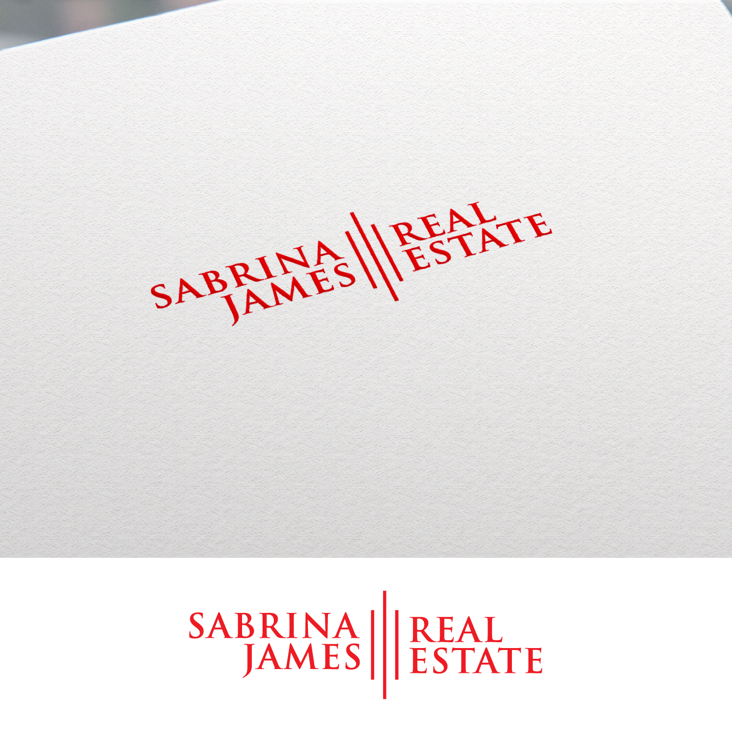 Logo-Design von Dx™ für Sabrina James Real Estate | Design #27470868