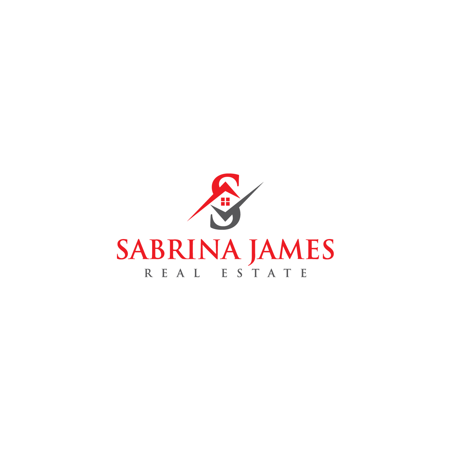 Logo-Design von Dx™ für Sabrina James Real Estate | Design #27470878