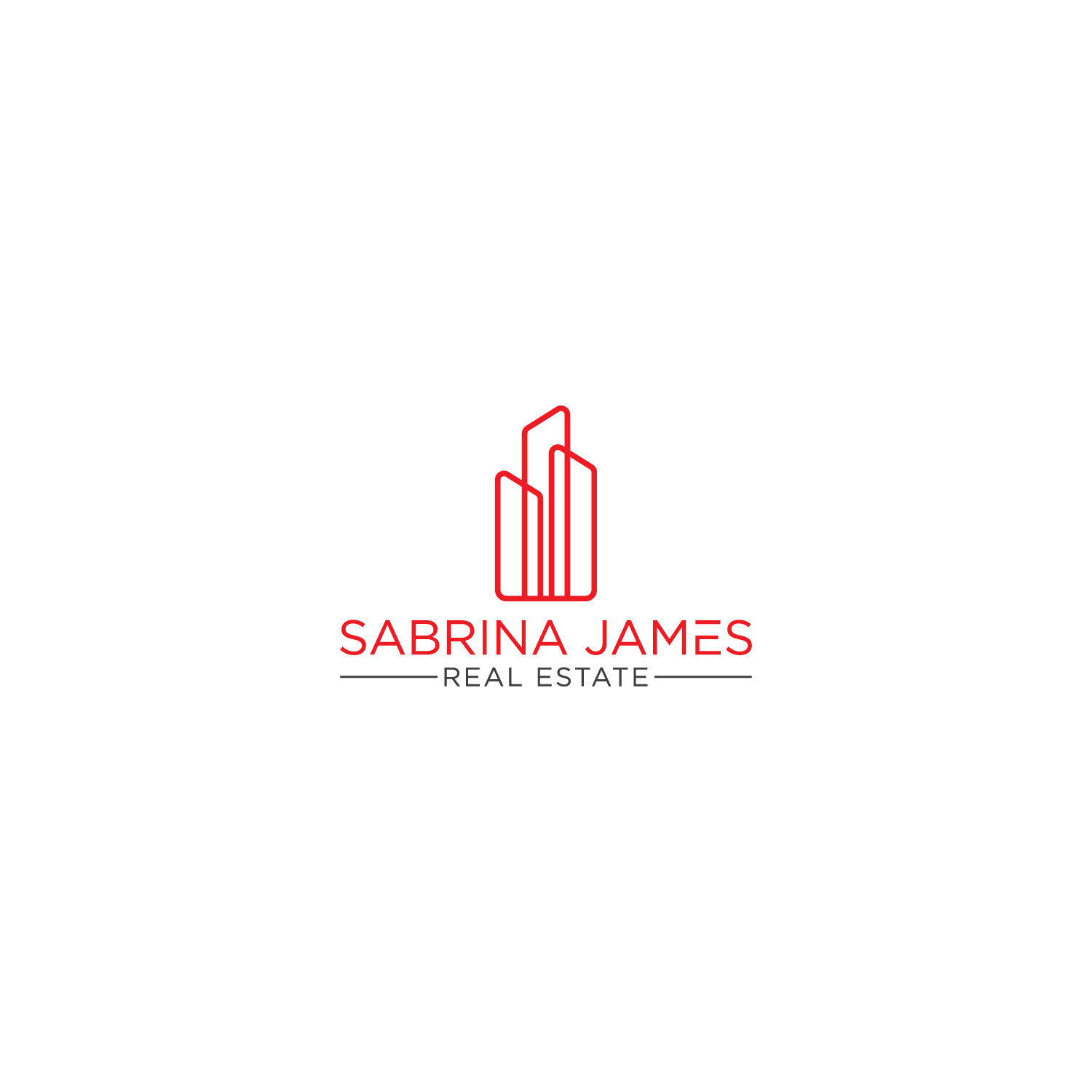 Logo-Design von Dx™ für Sabrina James Real Estate | Design #27470885