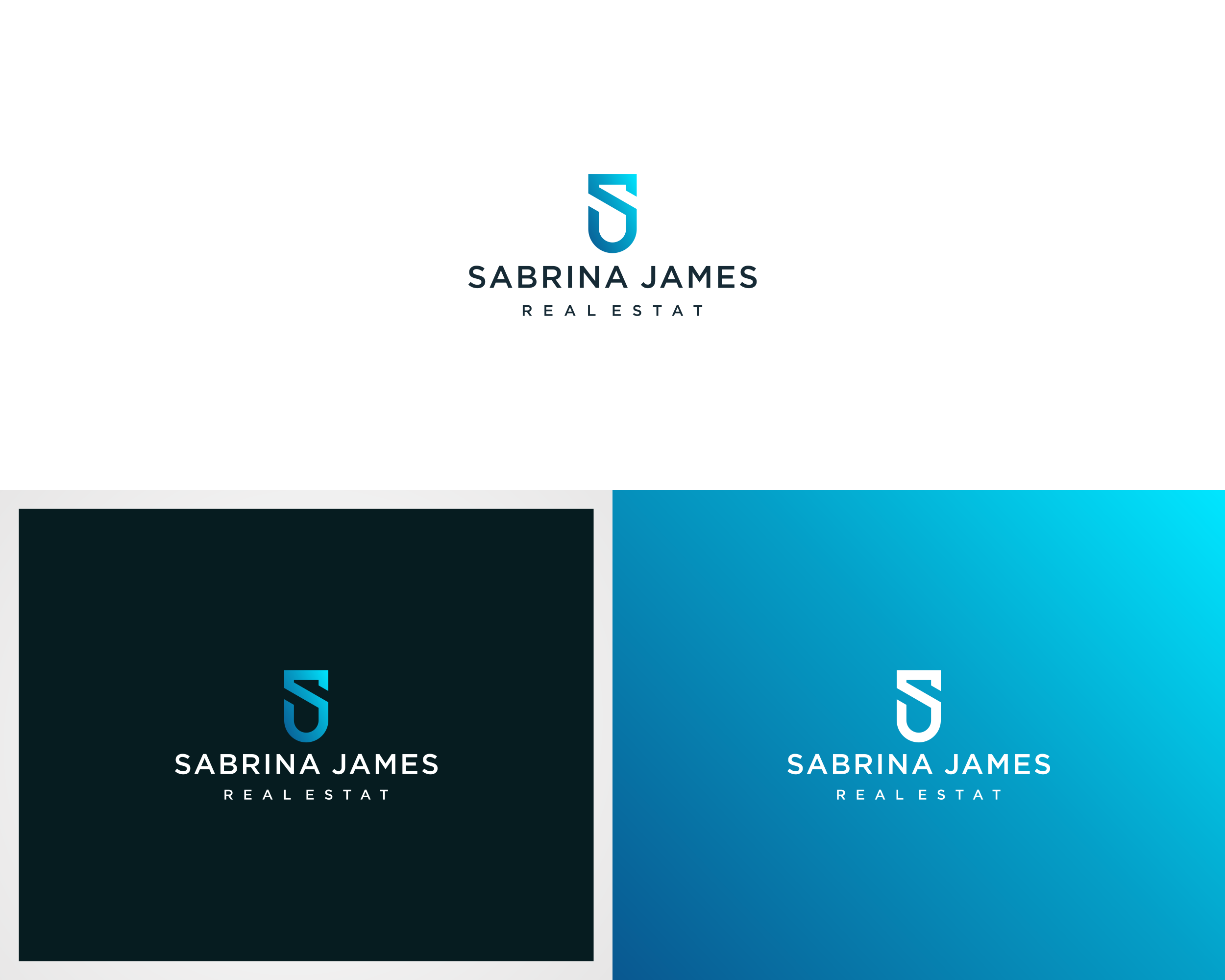 Logo Design by MugiBerkah for Sabrina James Real Estate | Design #27467078