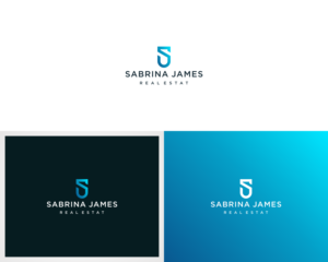 Logo Design by MugiBerkah for Sabrina James Real Estate | Design: #27467078