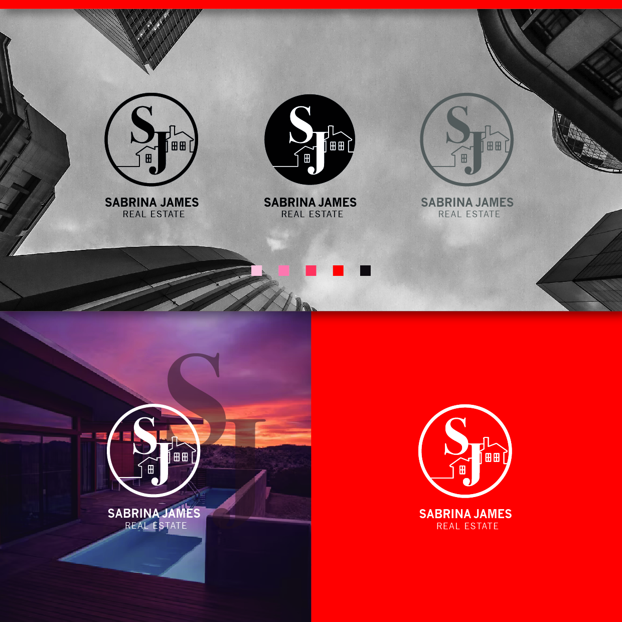 Logo Design by Lammy for Sabrina James Real Estate | Design #27465561