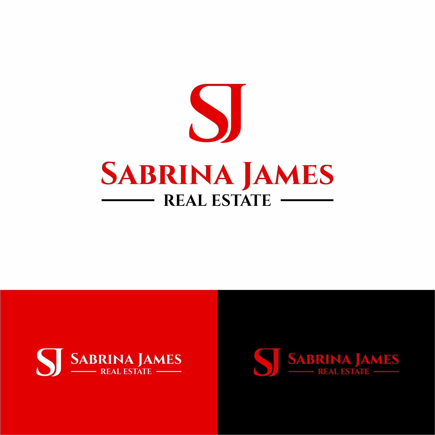 Logo Design by dedesigns90 for Sabrina James Real Estate | Design #27440873