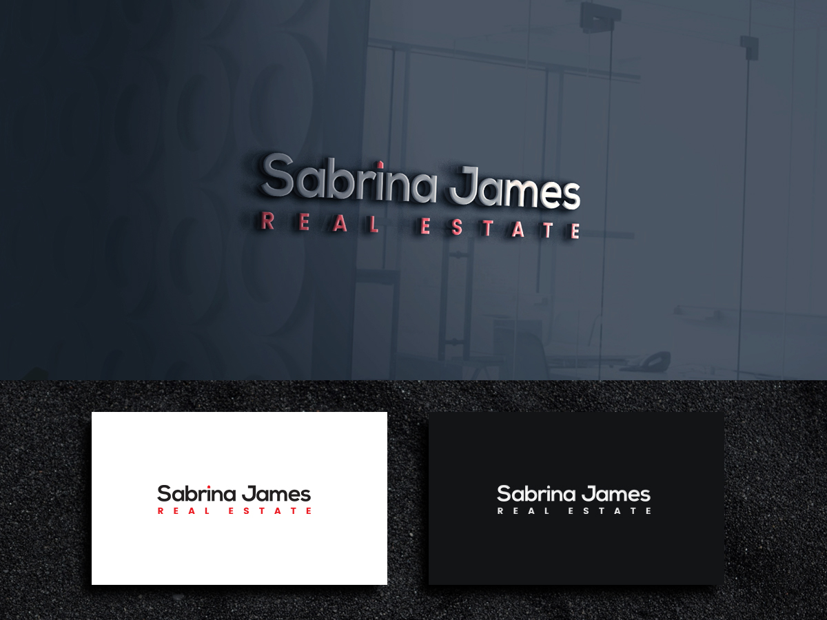 Logo Design by ArtSamurai for Sabrina James Real Estate | Design #27442927