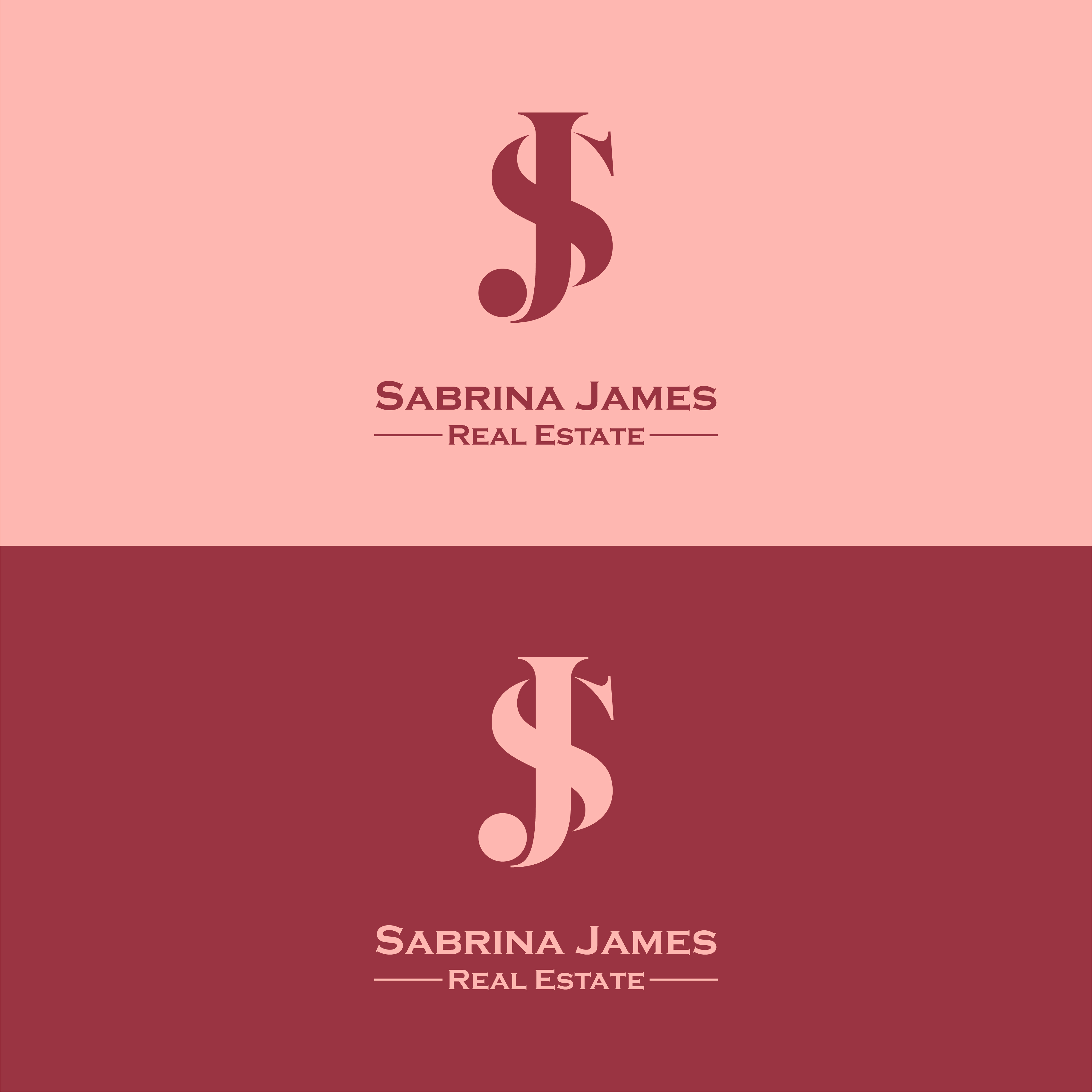 Logo Design by Spaceport for Sabrina James Real Estate | Design #27437879