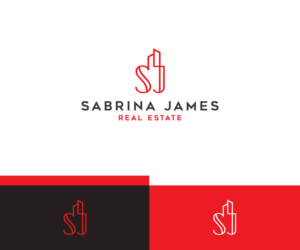 Logo Design by ecorokerz for Sabrina James Real Estate | Design: #27440792