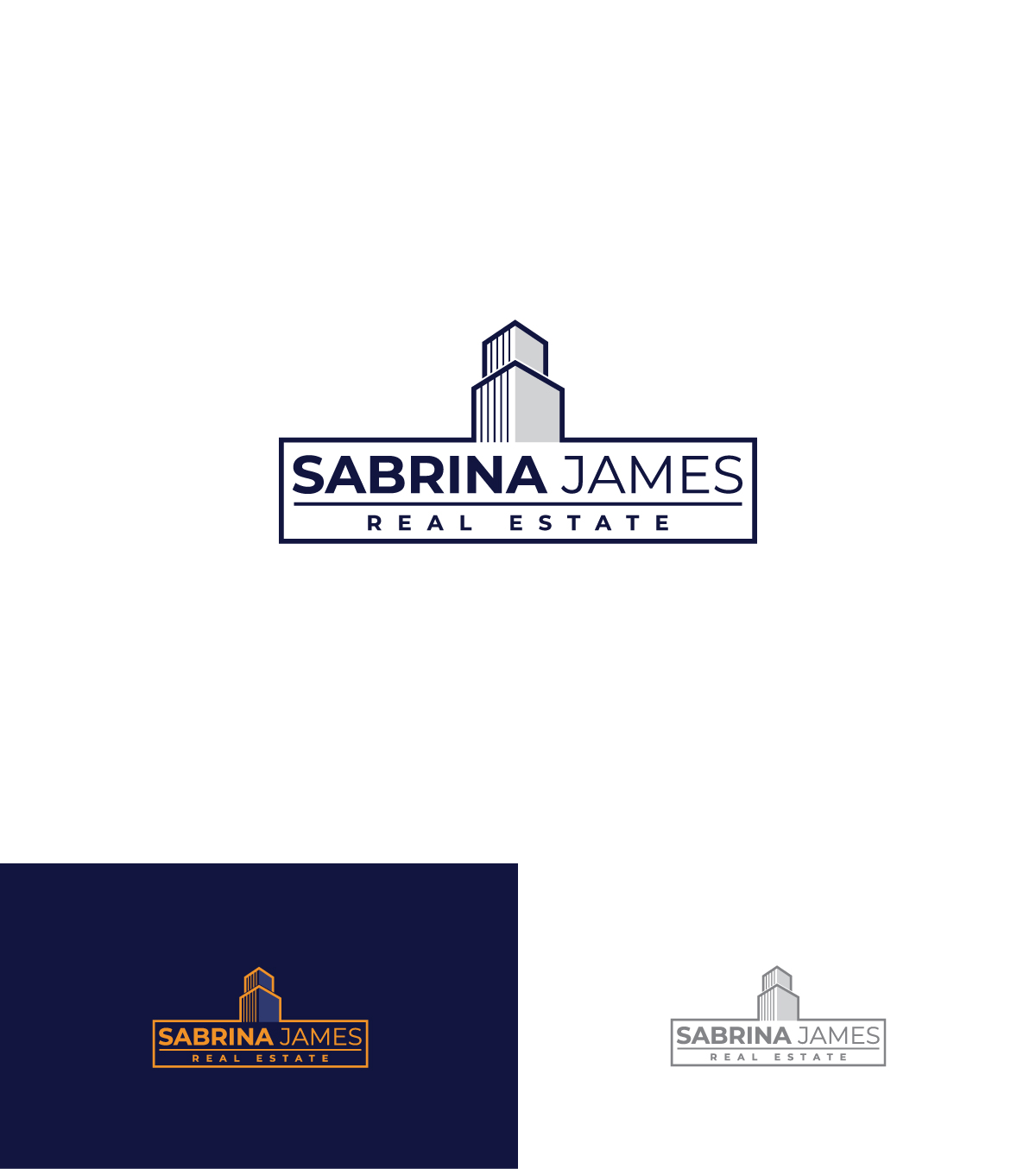 Logo Design by ecorokerz for Sabrina James Real Estate | Design #27440882